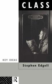 Cover of: Class by Stephen Edgell