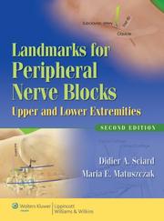 Cover of: Landmarks for Peripheral Nerve Blocks: Upper and Lower Extremities