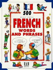 Cover of: 500 Really Useful French Words and Phrases by Carol Watson, Philippa Moyle