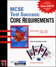 Cover of: MCSE Test Success(TM): Core Requirements