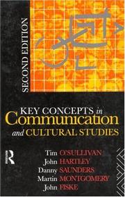 Cover of: Key concepts in communication and cultural studies