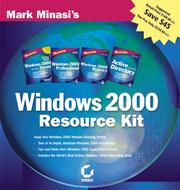 Cover of: Mark Minasi's Windows 2000 Resource Kit [4 books plus bonus cd-rom]