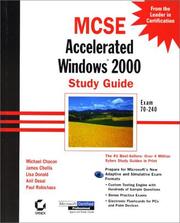 Cover of: MCSE: Accelerated Windows 2000 Study Guide Exam 70-240 (With CD-ROM)