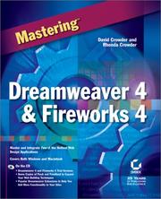 Cover of: Mastering Dreamweaver 4 and Fireworks 4 by David A. Crowder, Rhonda Crowder, David Crowder
