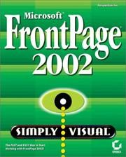 Cover of: Microsoft FrontPage 2002 Simply Visual by Perspection
