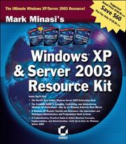 Cover of: Mark Minasi's Windows XP and Server 2003 Resource Kit