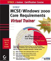 Cover of: MCSE: Windows 2000 Core Requirements e-trainer