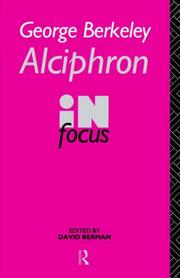 Cover of: George Berkeley Alciphron in Focus (Philosophers in Focus)