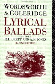 Cover of: Lyrical ballads by William Wordsworth