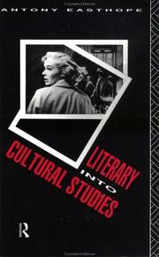 Cover of: Literary into cultural studies
