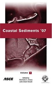 Cover of: Coastal Sediments 2007