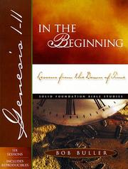 Cover of: In The Beginning (Solid Foundation Bible Studies) | 