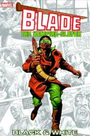 Cover of: Blade: Black & White TPB (Blade)