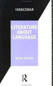Cover of: Literature about language