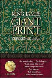Cover of: King James Giant Print Reference Bible