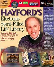Cover of: Hayford's Electronic Spirit-Filled Life  Library: Now on CD-ROM, The Best-Selling Spirit-Filled Life Family of Products
