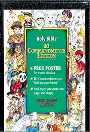 Cover of: Holy Bible King James Version: 10 Commandments Edition  | 