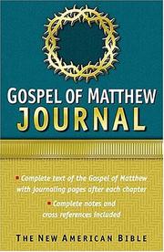 Cover of: New American Bible Journals Study The Life Of Christ by 