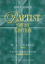 Cover of: Holy Bible - Baptist Study Edition