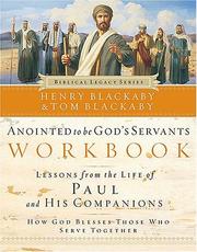 Cover of: Anointed to be God's Servants: Paul and His Companions