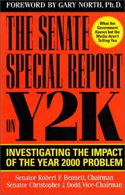 Cover of: The Senate Special Report on Y2K