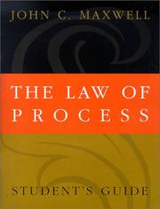 Cover of: The Law of Process: Student's Guide
