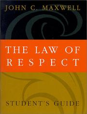 Cover of: The Law of Respect: Student's Guide