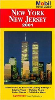 Cover of: Mobil Travel Guide 2001 New York New Jersey (Mobil Travel Guide New York)