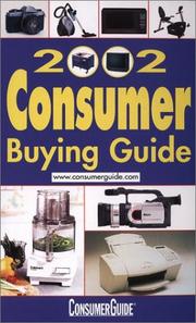 Cover of: Consumer Buying Guide 2002 (Consumer Buying Guide)