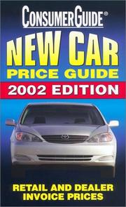 Cover of: New Car Price Guide 2002 (Consumer Guide New Car Price Guide) by Consumer Guide editors