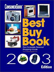 Cover of: 2003 Best Buy Book by Consumer Guide editors