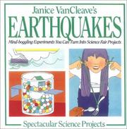 Cover of: Janice Vancleave's Earthquakes by Janice Pratt VanCleave
