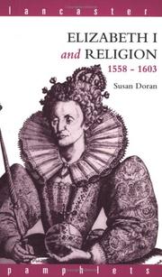 Cover of: Elizabeth I and religion, 1558-1603