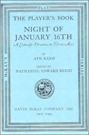 Cover of: Night of January 16th by Ayn Rand