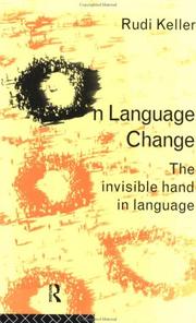 Cover of: On Language Change: The Invisible Hand in Language