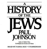 Cover of: A History of the Jews by Paul Bede Johnson, Paul Johnson