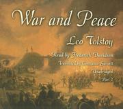 Cover of: War and Peace by Lev Nikolaevič Tolstoy