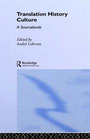 Cover of: Translation/History/Culture: A Sourcebook (Translation Studies)