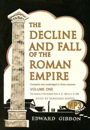 Cover of: The Decline and Fall of the Roman Empire by Edward Gibbon