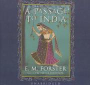 Cover of: A Passage to India | E. M. Forster