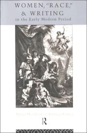 Cover of: Women, Race and Writing in the Early Modern Period by Margo Hendricks