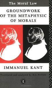 Cover of: The moral law by Immanuel Kant