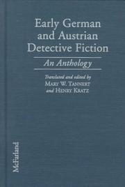 Early German and Austrian detective fiction by Henry Kratz