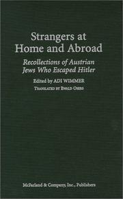 Cover of: Strangers at Home and Abroad: Recollections of Austrian Jews Who Escaped Hitler
