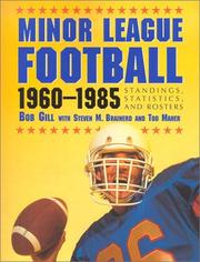 Cover of: Minor League Football, 1960-1985: Standings, Statistics, and Rosters