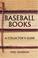 Cover of: Baseball Books
