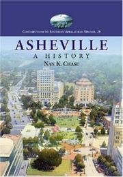 Cover of: Asheville: A History (Contributions to Southern Appalachian Studies) (Contributions to Southern Appalachian Studies)
