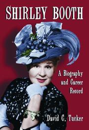 Cover of: Shirley Booth by David C. Tucker