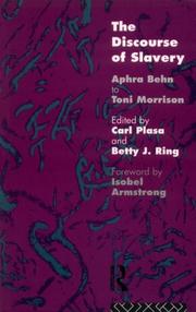 Cover of: The Discourse of slavery: Aphra Behn to Toni Morrison