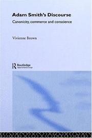 Cover of: Adam Smith's discourse by Vivienne Brown